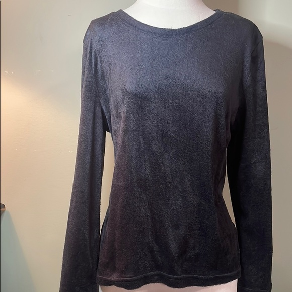 Just Love Tops - Elegant Black Velvet Women's Top